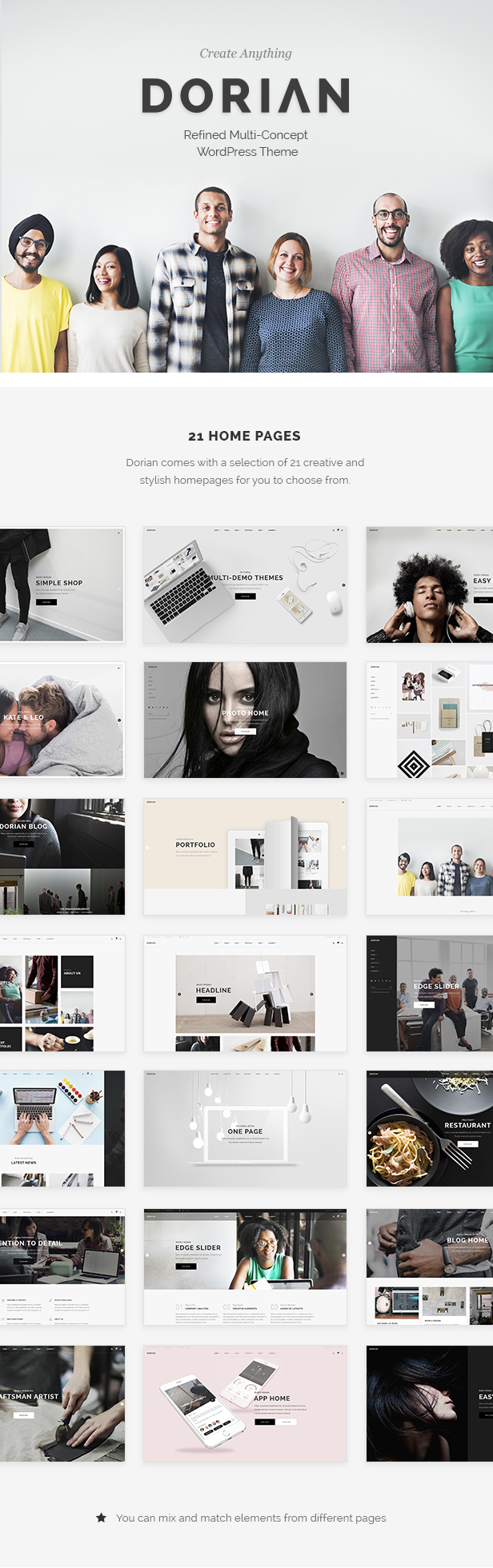 Dorian - Refined Multi-Concept WordPress Theme - 1